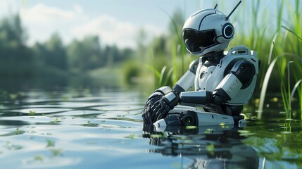 Robot clean river save protect environment technology innovation service
