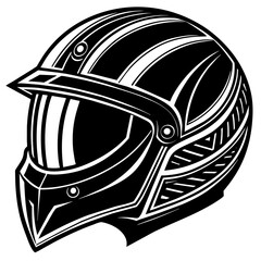 A helmet logo icons vector illustration