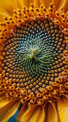 Bring the wonder of mathematics into the natural world by showcasing a worms-eye view of a towering 