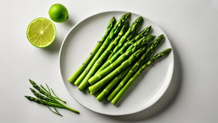  Fresh asparagus and lime a healthy and vibrant meal