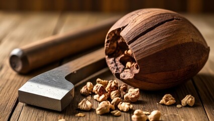  Nutcracker in action  A moment of culinary delight captured