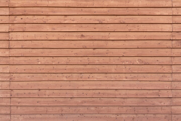 brown wooden wall background with wood grain and horizontal boards