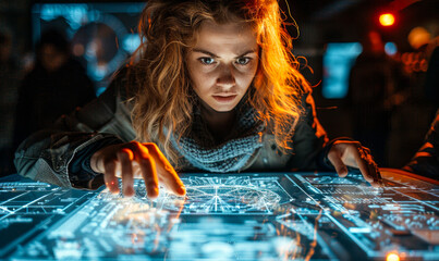 Military Strategists Plan Drone Operations with Holographic AR Table, Harnessing 3D Surveillance and Data Analytics for Mission Success