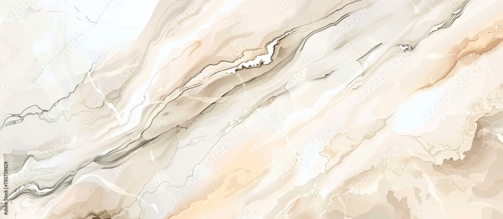 Poster close-up of a detailed marble surface showcasing a large intricate pattern, adding elegance and styl
