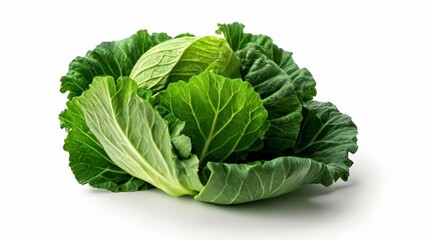 Obraz premium Fresh and vibrant green leafy vegetables