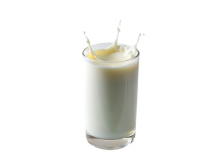 milk splashes realistic set