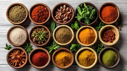 A rainbow of spices ready to enhance your culinary creations
