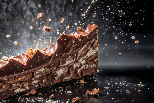 Delizia di Cioccolato- Schegge di Barretta in Movimento