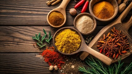  Aromatic spices and herbs ready to enhance your culinary creations