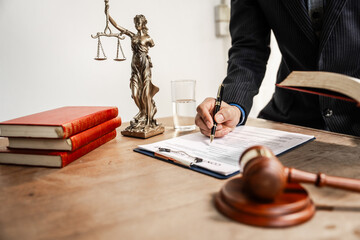 Lawyers meticulously read and check contracts, ensuring legal compliance and protecting clients...