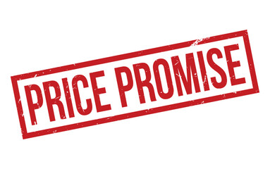 Fototapeta premium Red Price Promise Rubber Stamp Seal Vector