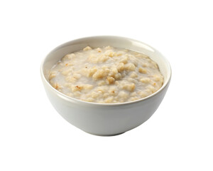 Oatmeal isolated on transparent background