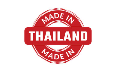 Fototapeta na wymiar Made In Thailand Rubber Stamp
