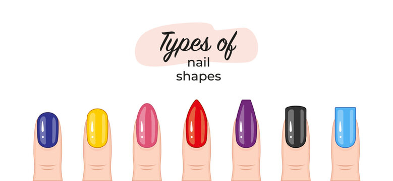 A series of images of nails of different lengths, colors and designs-01