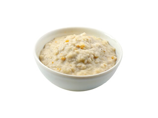 Oatmeal isolated on transparent background