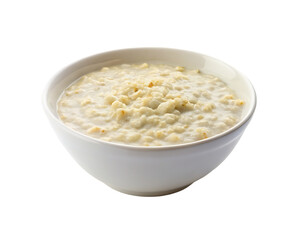Oatmeal isolated on transparent background