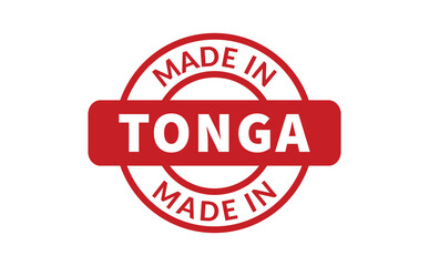 Made In Tonga Rubber Stamp