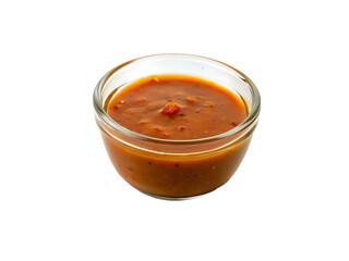 Bbq sauce bottle isolated on transparent background