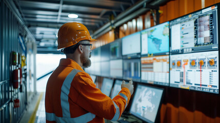 Engineer Overseeing Operations