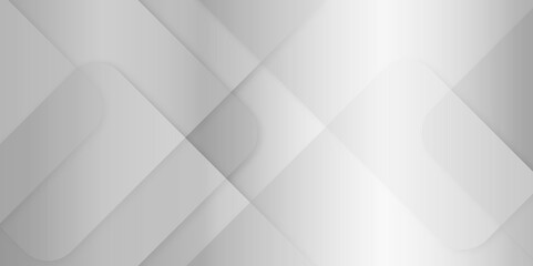 Obraz premium Abstract background with gray circle.White and gray abstract geometric polygon subtle background,space design concept. Layout or poster, banner, Vector, illustration.