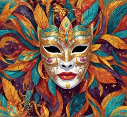 venetian carnival mask