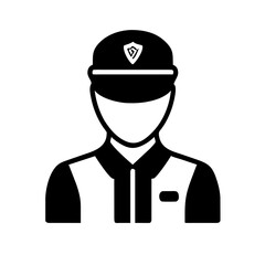 Cricket Umpire icon vector graphics element silhouette sign symbol illustration on a isolated Background