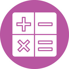 Obraz premium Mathematics Icon