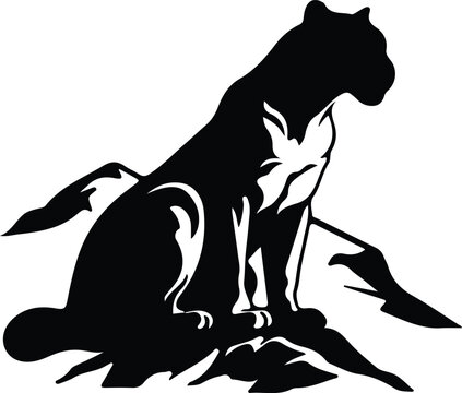 mountain lion silhouette