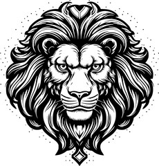 Lion - High Quality Vector Logo - Vector illustration ideal for T-shirt graphic