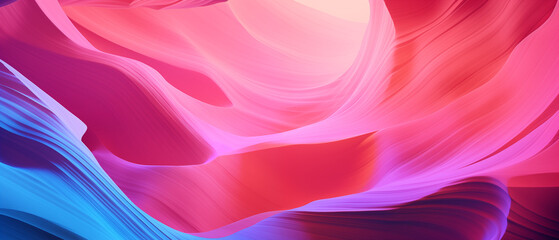 Fototapeta premium Colorful Abstract Digital Wallpaper with Vibrant Waves