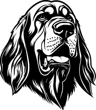 recommend clip art: Bloodhound - High Quality Vector Logo - Vector illustration ideal for T-shirt graphic