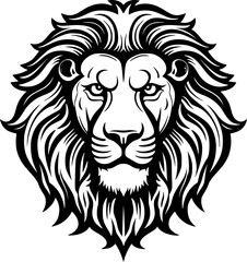 Fototapeta premium Lion - Minimalist and Flat Logo - Vector illustration