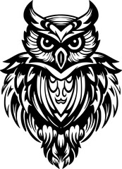 Obraz premium Owl - High Quality Vector Logo - Vector illustration ideal for T-shirt graphic