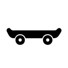 Skateboard icon vector graphics element silhouette sign symbol illustration on a Transparent Background