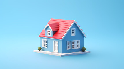 model house, real estate finance