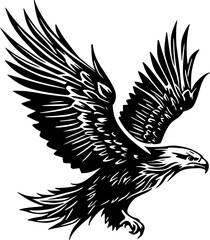 Hippogriff | Black and White Vector illustration