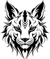 Fototapeta premium Lynx - Minimalist and Flat Logo - Vector illustration