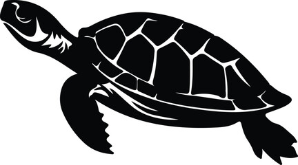 painted turtle silhouette