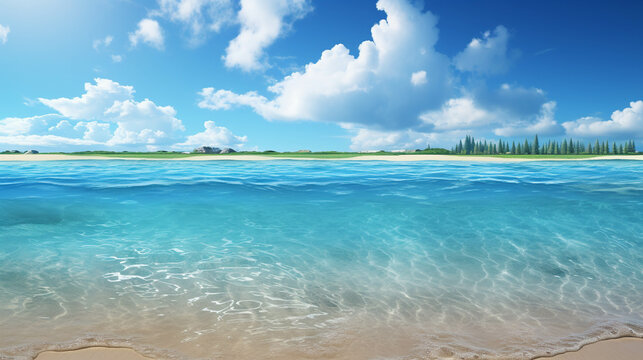 beach with sky  high definition(hd) photographic creative image