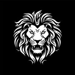 Obraz premium Lion - Minimalist and Flat Logo - Vector illustration