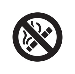 no Smoking icon vector, illustration logo template