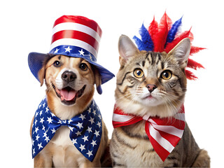 happy labor day from cute beagle in uncle sam hat