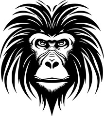 Obraz premium Baboon - High Quality Vector Logo - Vector illustration ideal for T-shirt graphic