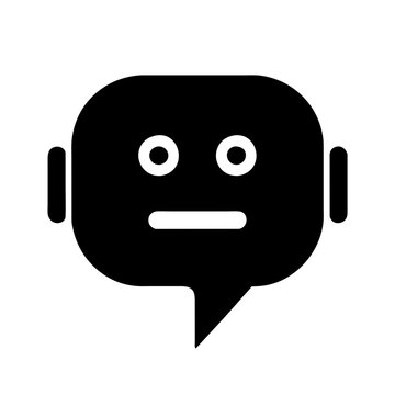 recommend clip art: Ai Chatbot icon vector graphics element silhouette sign symbol illustration on a Transparent Background 