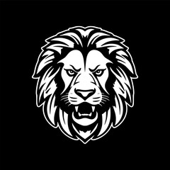 Lion | Minimalist and Simple Silhouette - Vector illustration