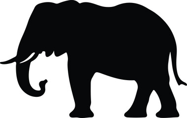 Obraz premium platybelodon silhouette