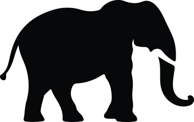 Fototapeta premium platybelodon silhouette