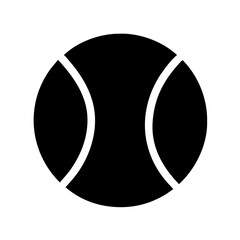 Baseball Ball icon vector graphics element silhouette sign symbol illustration on a Transparent Background