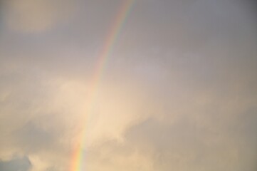 Rainbow over Umbria, Italy April 2024