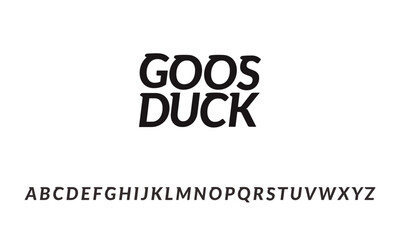 Modern Bold Font. Typography urban style alphabet fonts for fashion, sport, technology, digital, movie, logo design, vector illustration